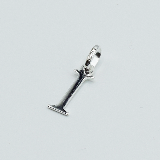 I - Pendentif Lettres Alphabétiques (Argent 925 ou Plaqué Or)