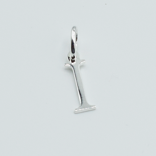 I - Pendentif Lettres Alphabétiques (Argent 925 ou Plaqué Or)