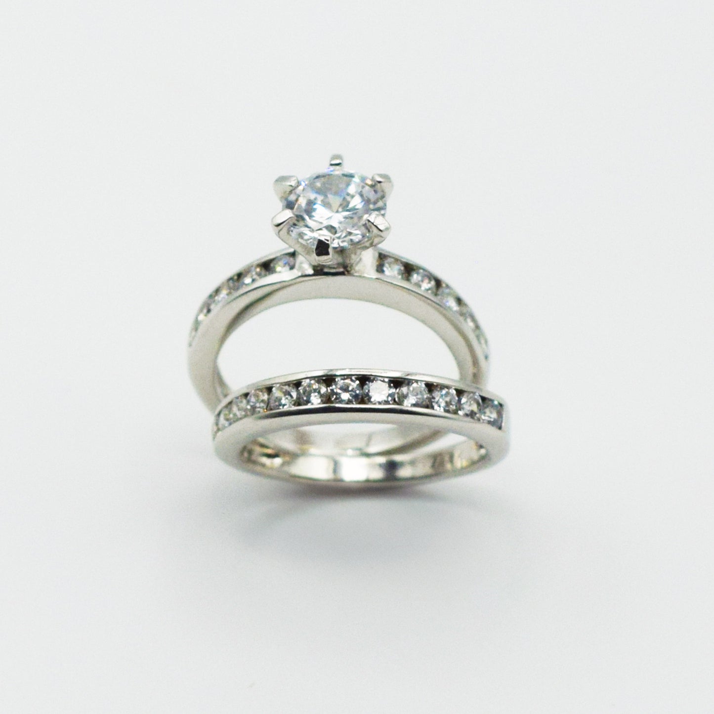 ARGENT 925 - Bagues Alliance & Solitaire SAFA