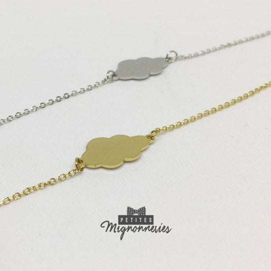 ACIER INOXYDABLE - Bracelet Petit Nuage
