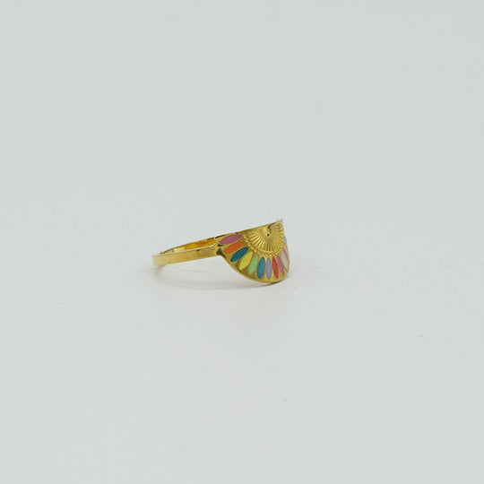ACIER INOXYDABLE - Bague Arc En Ciel