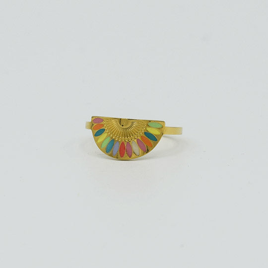 ACIER INOXYDABLE - Bague Arc En Ciel