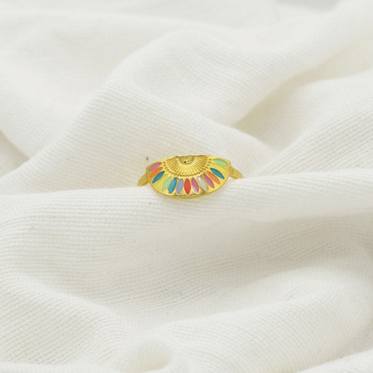 ACIER INOXYDABLE - Bague Arc En Ciel
