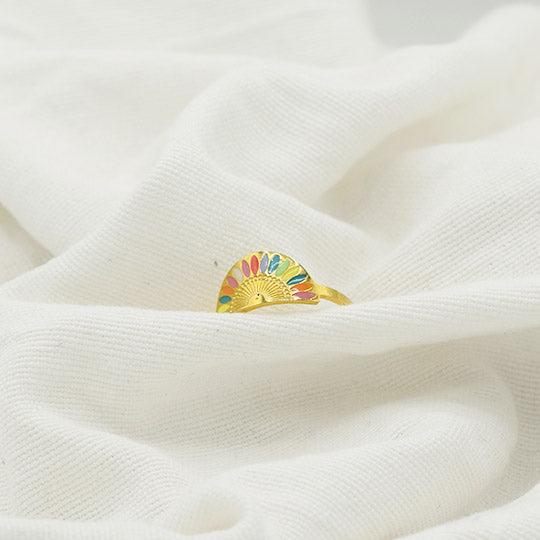 ACIER INOXYDABLE - Bague Arc En Ciel