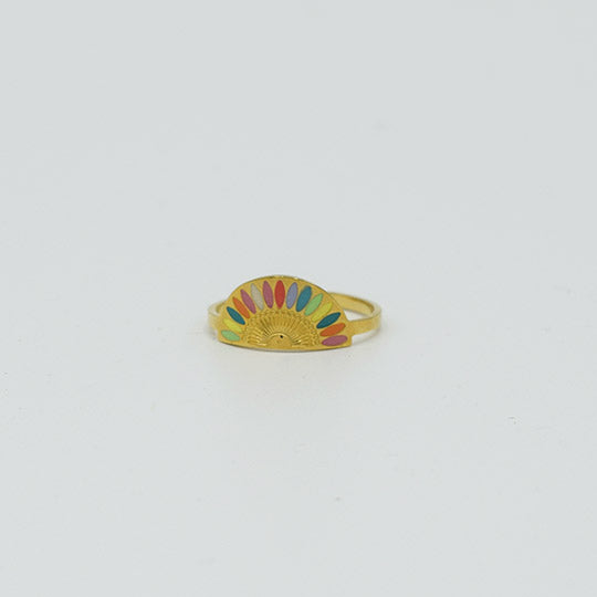 ACIER INOXYDABLE - Bague Arc En Ciel