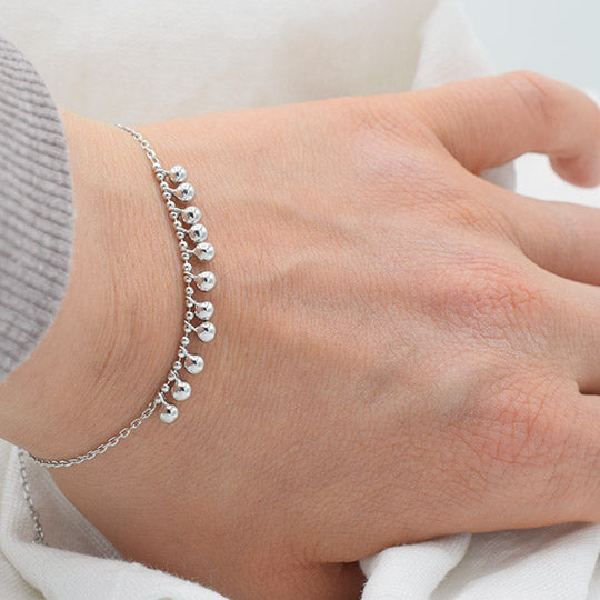 ARGENT 925 - Bracelet Aria Perles de Pluie