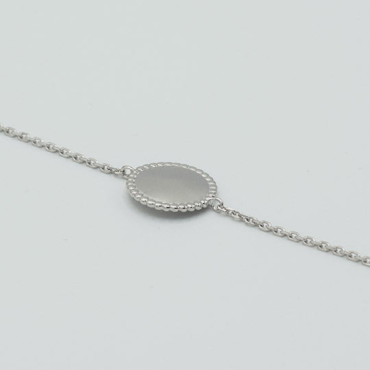 ARGENT 925 - Bracelet Médaillon Roxane