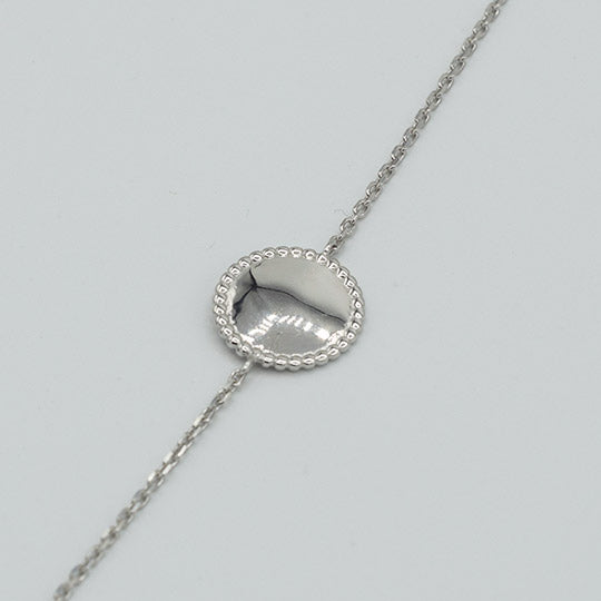 ARGENT 925 - Bracelet Médaillon Roxane