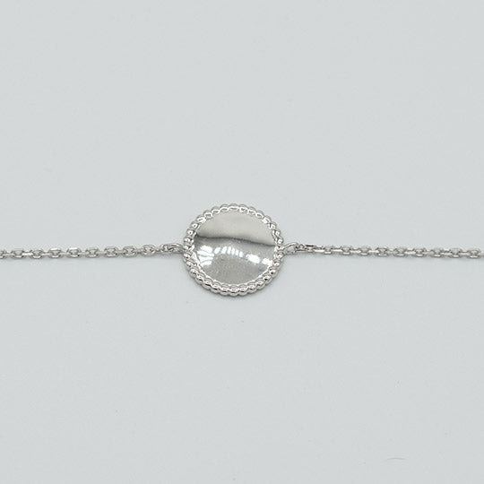 ARGENT 925 - Bracelet Médaillon Roxane