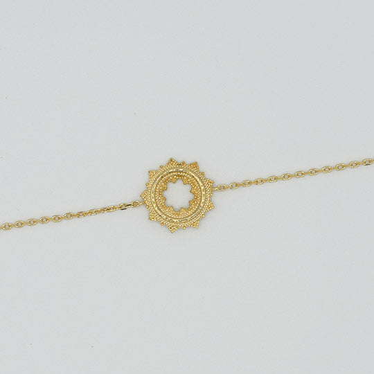 PLAQUÉ OR - Bracelet Ornement Oriental